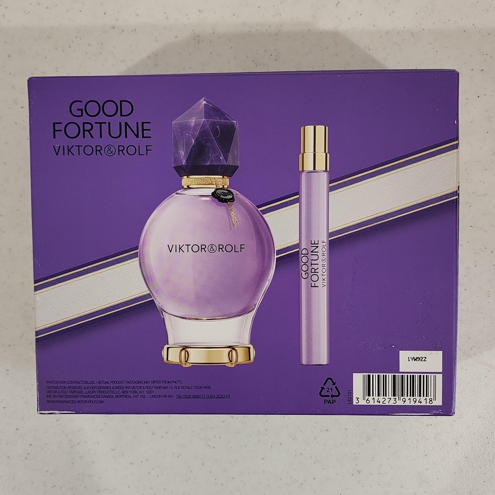 Viktor & Rolf Good Fortune 2 Piece Gift Set New Eau De Parfum Womens Perfume - Picture 2 of 6